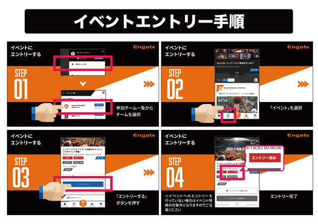 イベントエントリー